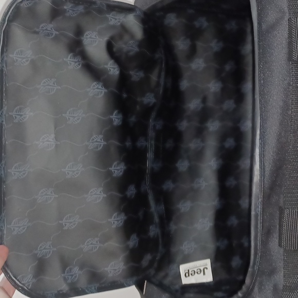 Jeep Travel Equipment Duffle Bag approximately 9"x10"x15" black duffel bag #2 - Picture 13 of 17
